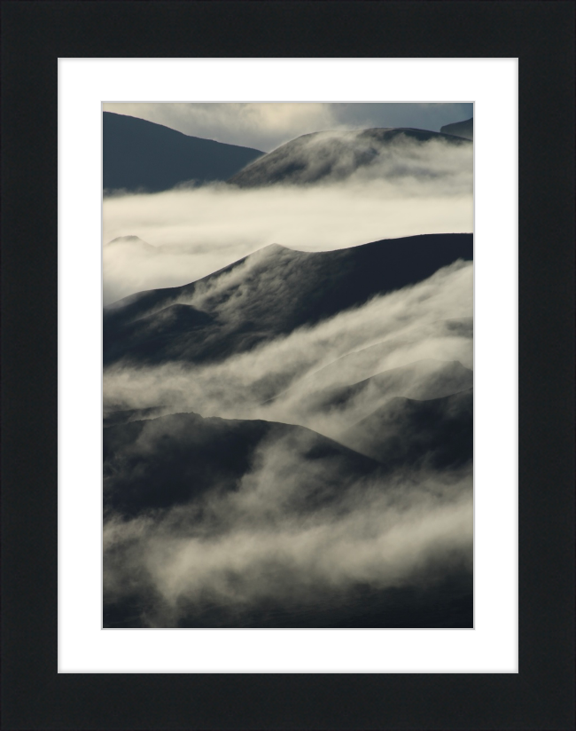 cloudy volcano