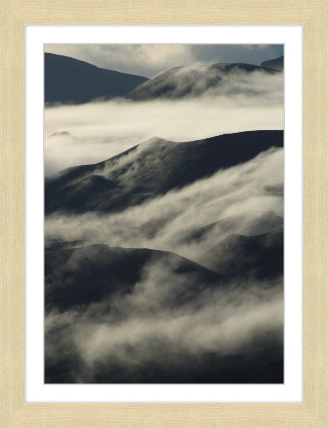 cloudy volcano
