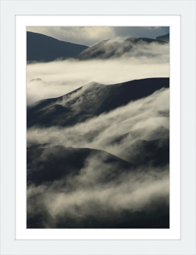 cloudy volcano
